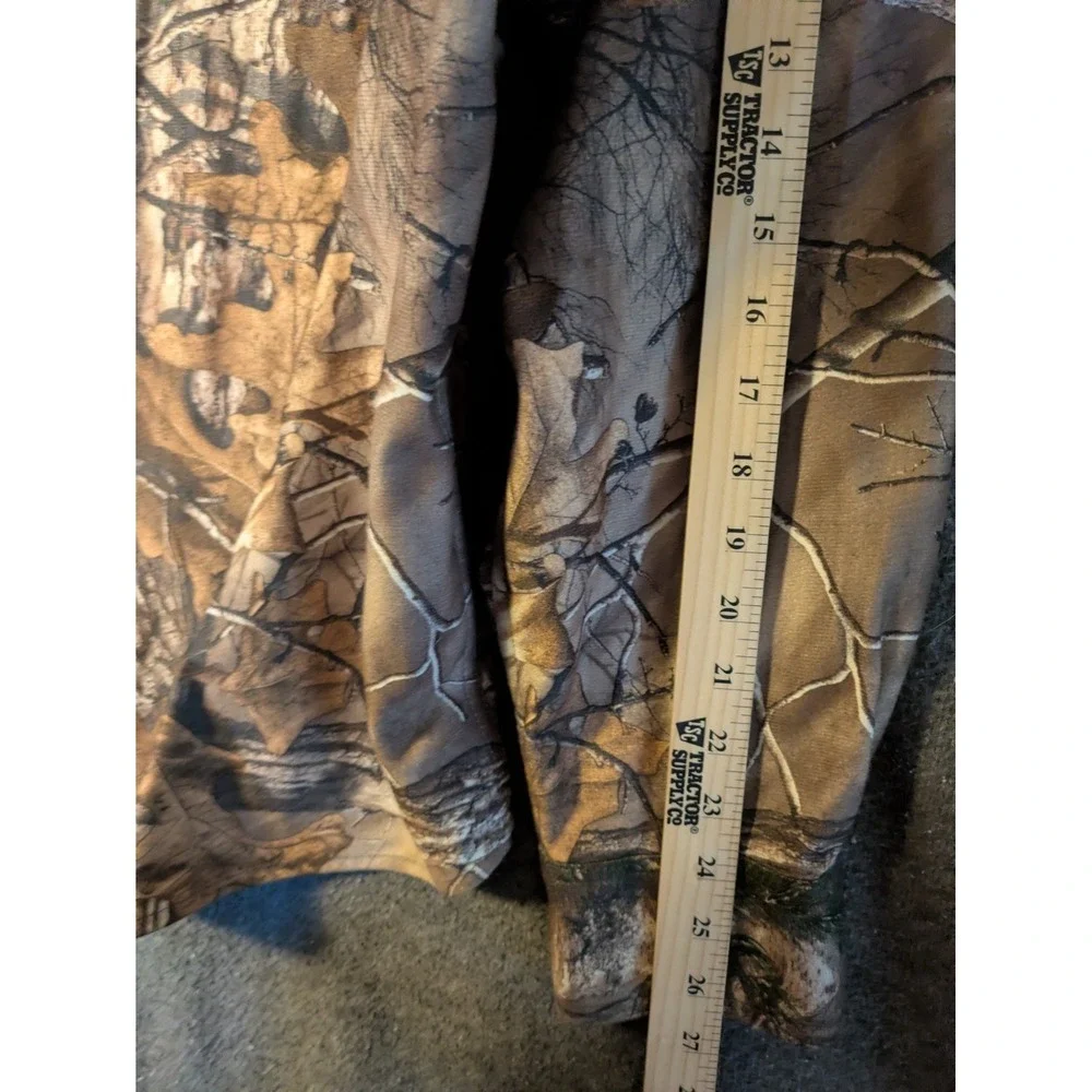Cabelas Realtree Shirt-Jacket Mens 2XL Camo Button Up Long Sleeve Outdoor